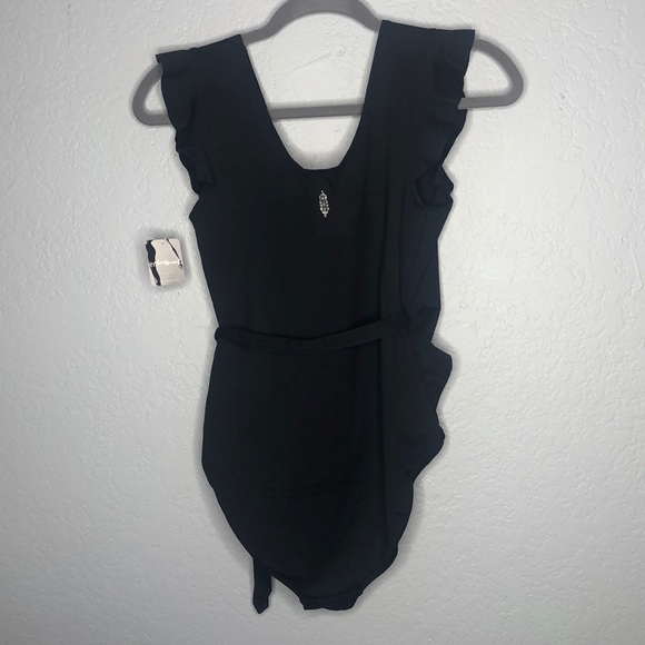 Free People Black Streamline Activewear Bodysuit - Picture 5 of 7